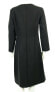 Pino Pizo Collection Black Vintage Rose Womens Sheathe Long Sleeve Dress Size XL