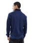 adidas Originals essential half zip sweat top in night indigo