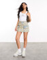 ASOS Weekend Collective denim utility mini skirt in acid wash