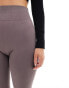 ASOS 4505 Hourglass seamless high waist gym leggings in violet