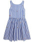 Toddler & Little Girls Sailing Flag Cotton Poplin Dress