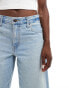 Levi's baggy dad denim jorts in light blue