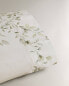 Leaf print pillowcase