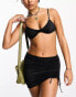 Weekday Shore wire bikini top in black