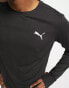 Puma Run Favourites long sleeve top in black