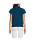 Women's Supima Cotton Johnny Collar Polo