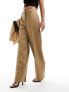 NA-KD tailored trousers in dark beige