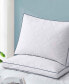 Quilted Feather and Down Gusseted Standard 2 Piece Bed Pillows Set