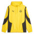 Puma Bvb Prematch Woven Anthem Full Zip Soccer Jacket Mens Yellow Casual Athleti