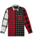 Men's Split Flannel Long Sleeves Shirt