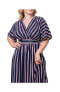 Plus Size Vienna Kimono Sleeve Long Maxi Dress