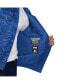 Starter x Men's Royal Toronto Blue Jays Silver Tab Satin Full-Snap Trucker Jacket