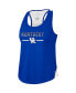 Women's Royal Kentucky Wildcats Sachs 2-Hit Scoop Neck Racerback Tank Top