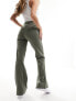 Calvin Klein Jeans woven label straight leg pants in olive