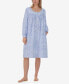 Women's Cotton Lace-Trim Waltz Nightgown