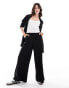 JDY wide leg tailored trousers co-ord in black