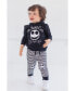 Toddler Boys Nightmare Before Christmas Jack Skellington Hoodie and Pants Outfit Set to