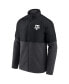 Men's Black, Heathered Charcoal Texas A&M Aggies Durable Raglan Full-Zip Jacket