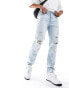 Cotton On slim fit straight leg jean in washed blue