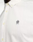 French Connection Tall long sleeve oxford shirt in white