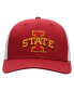 Men's Cardinal, White Iowa State Cyclones Trucker Snapback Hat