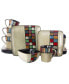 Grace 16 Piece Multicolored Square Stoneware Dinnerware Set, Service for 4