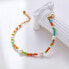 Playful gold-plated bracelet with colorful beads