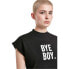 MISS TEE Bye Boy short sleeve short dress