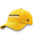 Men's Gold Nashville Predators Authentic Pro Rink Adjustable Hat