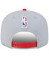 Men's Gray, Red Houston Rockets Tip-Off Two-Tone 9FIFTY Snapback Hat