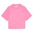 Puma Dare To Mesh Crew Neck Short Sleeve T-Shirt Womens Pink Casual Tops 6269362