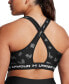 Women's Printed Cross-Back Medium Impact Sports Bra