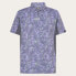 OAKLEY APPAREL C1 Airvent Rock Print short sleeve polo