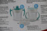 NUK NUK Trinkbecher Mini Cups Set 3in1 160ml ab 6 M. mint&türkis