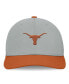 Men's Gray/Burnt Orange Texas Longhorns Mick Flex Hat