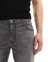 Lee Rider slim fit denim shorts in washed grey