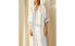 Openwork cotton dressing gown