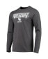 Комплект пижамы Concepts Sport Royal, Heathered Charcoal Distressed Kentucky Wildcats Meter Long Sleeve T-shirt and Pants Sleep Set