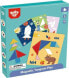 Tooky Toy Puzzle Tangram Układanka Dla Dzieci Nauka Kształtów Figury Kształty 18el.!