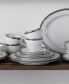 Austin Platinum 50 Pc. Dinnerware Set, Service for 8