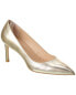 Stuart Weitzman Leigh 75 Leather Pump Women's Gold 7