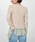 Women's Drawstring Detail Knitted Cardigan