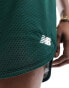 New Balance Athletics mesh shorts in green