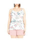 Plus Size Nicole Print Cami