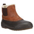 Easy Spirit Icicles Round Toe Pull On Chelsea Booties Womens Brown Casual Boots