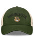 Men's Hunter Green Minnesota Golden Gophers OHT Military Appreciation Glory Trucker Adjustable Hat