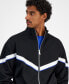 Men's Napones Zip Front Chevron Stripe Track Jacket