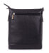 Dámská kožená crossbody kabelka 9060 black