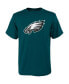 Big Boys Green Philadelphia Eagles Primary Logo T-shirt