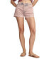 Women's Cut-Hem High-Rise Denim Mom Shorts